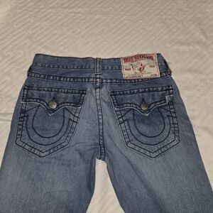 True Religion Men's Ricky Big T Blue Jeans Sz 34